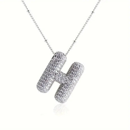 Skorter | Alphabet-Diamond-Pendant-Necklace