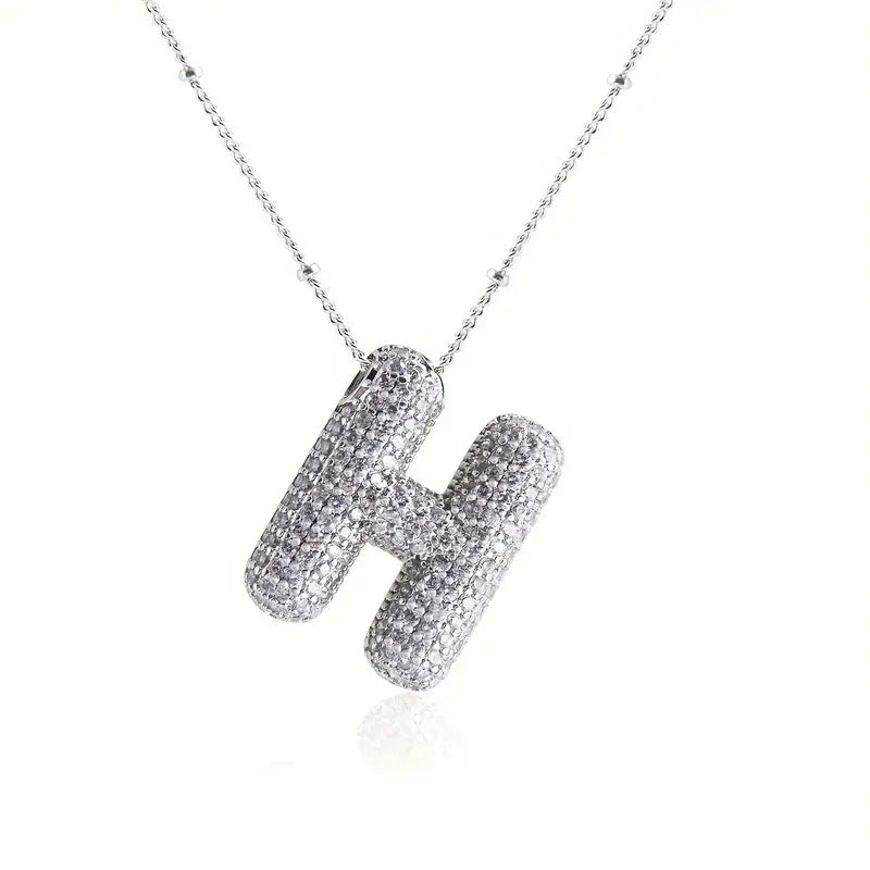 Skorter | Alphabet-Diamond-Pendant-Necklace