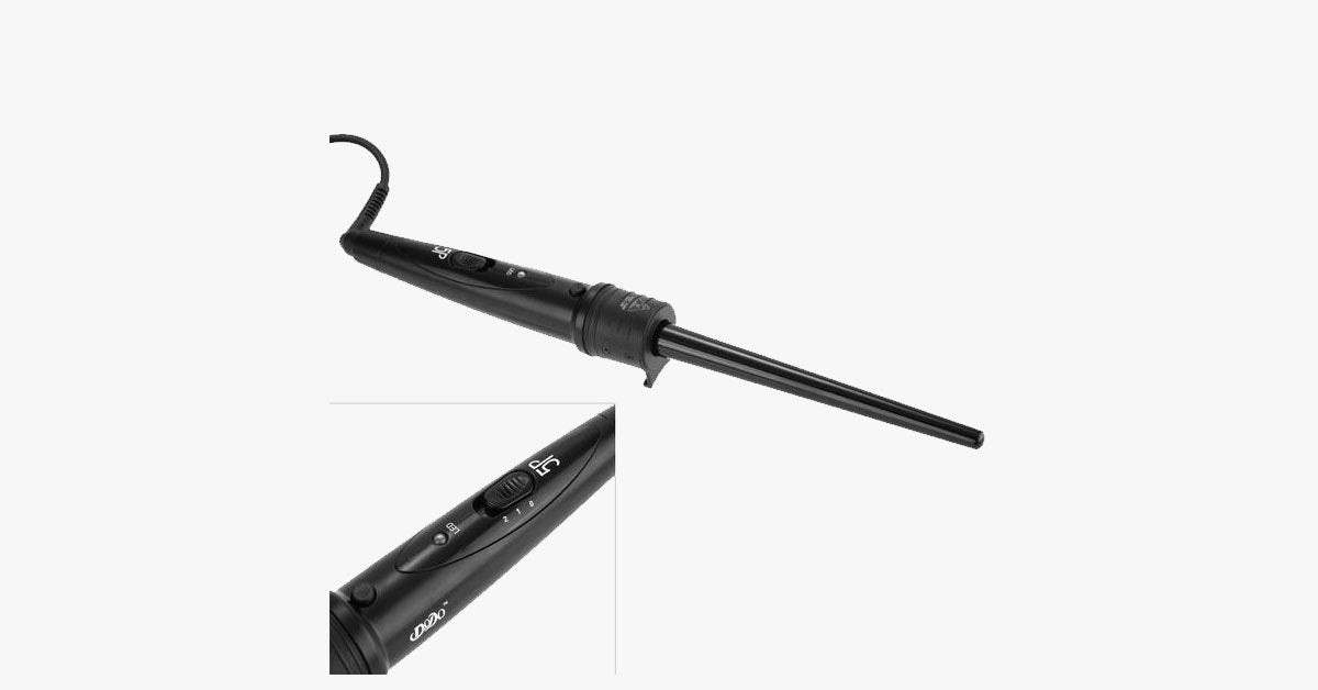 Skorter | Achieve the salon look with the curling iron set and the heat-resistant glove
