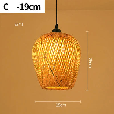 Skorter | Handmade Rattan Pendant Lamp - RayaLicht