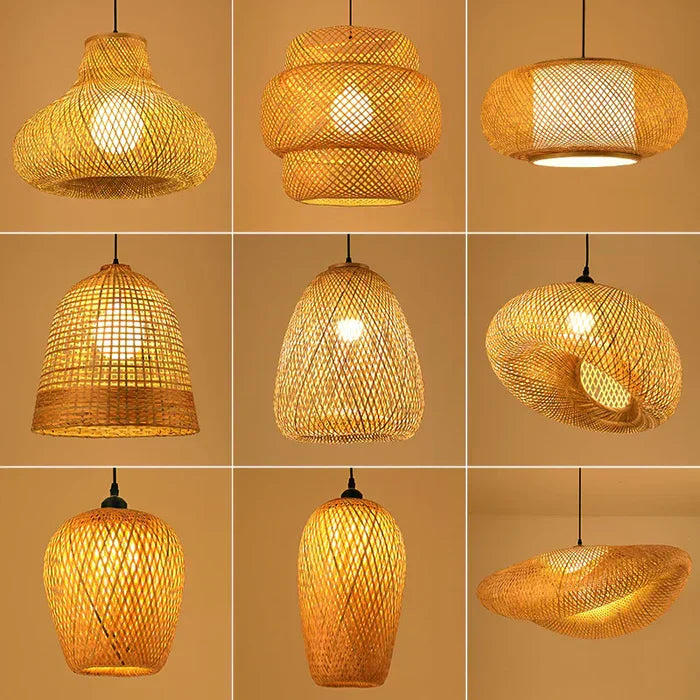 Skorter | Handmade Rattan Pendant Lamp - RayaLicht