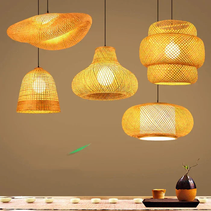 Skorter | Handmade Rattan Pendant Lamp - RayaLicht
