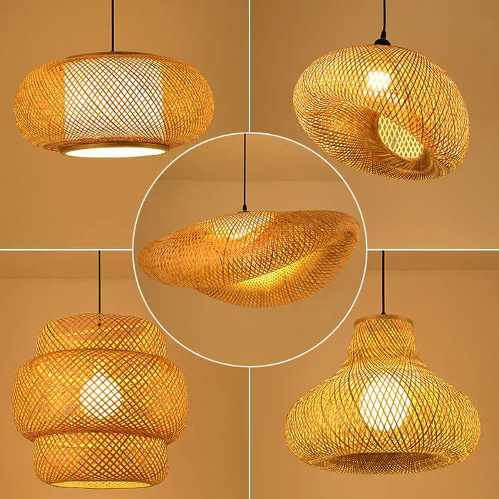Skorter | Handmade Rattan Pendant Lamp - RayaLicht