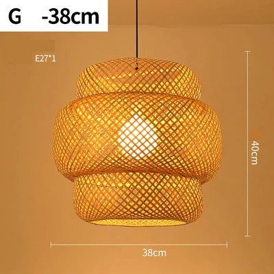 Skorter | Handmade Rattan Pendant Lamp - RayaLicht