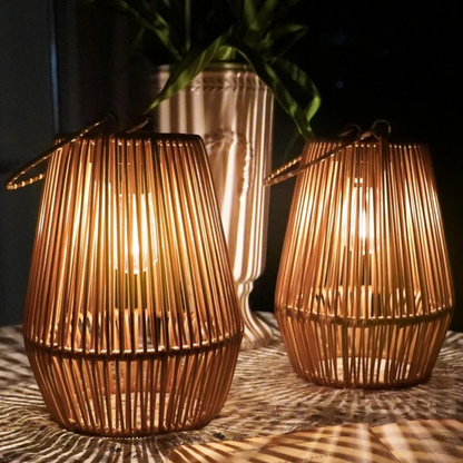 Skorter | Handwoven Waterproof Solar Garden Lamp - SunWeave