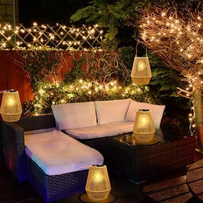 Skorter | Hanging Solar Weaved Lantern Sun Lamp Light Decoration