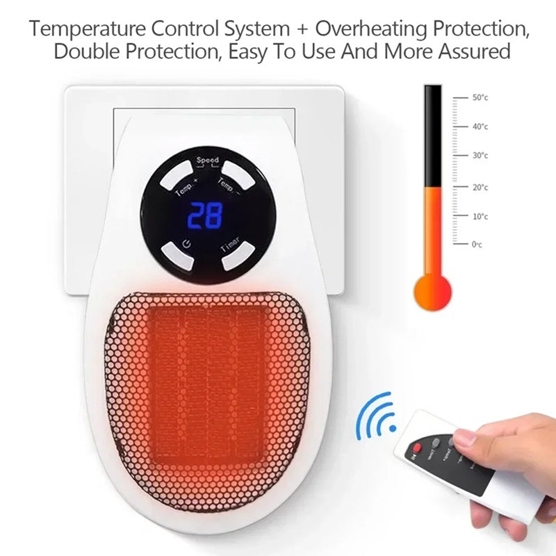 Skorter | Mini Portable Heater with LED Display and Smart Temperature Control