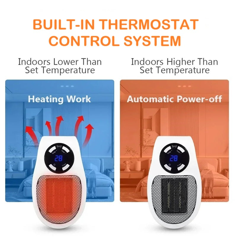 Skorter | Mini Portable Heater with LED Display and Smart Temperature Control