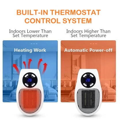 Skorter | Mini Portable Heater with LED Display and Smart Temperature Control