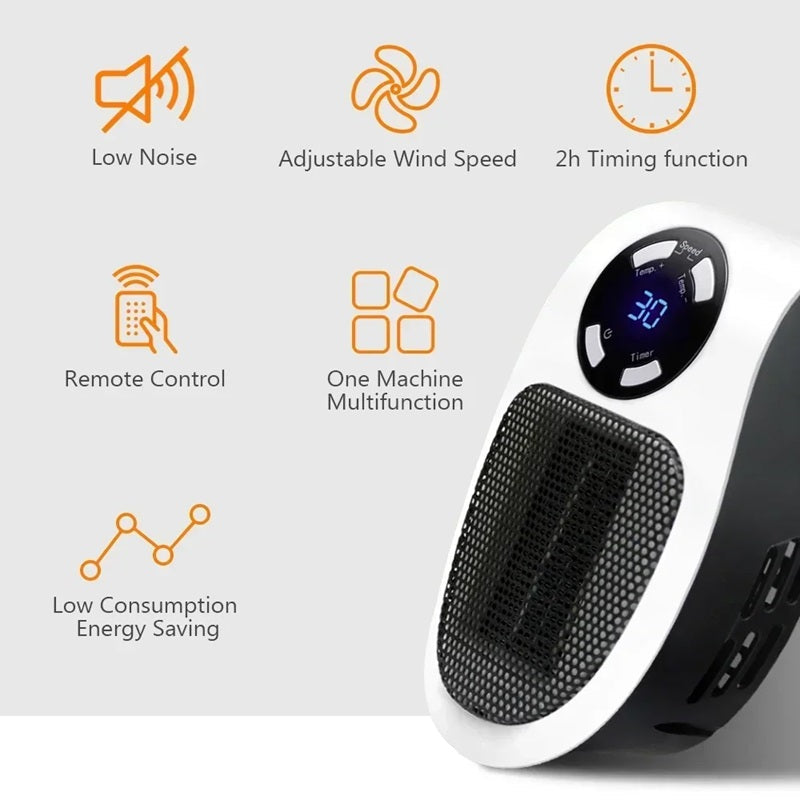 Skorter | Mini Portable Heater with LED Display and Smart Temperature Control