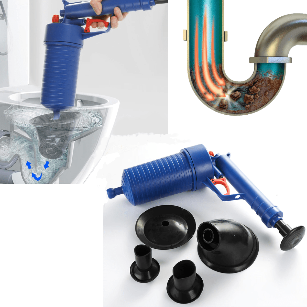 Skorter | ECOJET Drainer – Compressed Air Solution for Stubborn Blockages