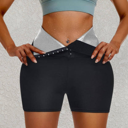 Skorter | SweatFit Waist Shaper – High Waist Sauna Legging with Waist Trainer for Women