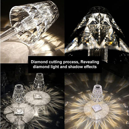 Skorter | CrystaLamp - LED Table Lamp made of Diamond Crystal