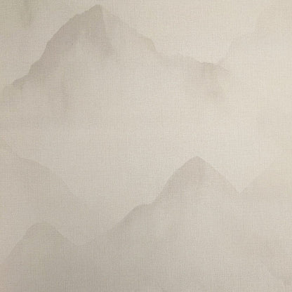 Skorter | Horizon Neutral Textured Fog Mountain Wallpaper