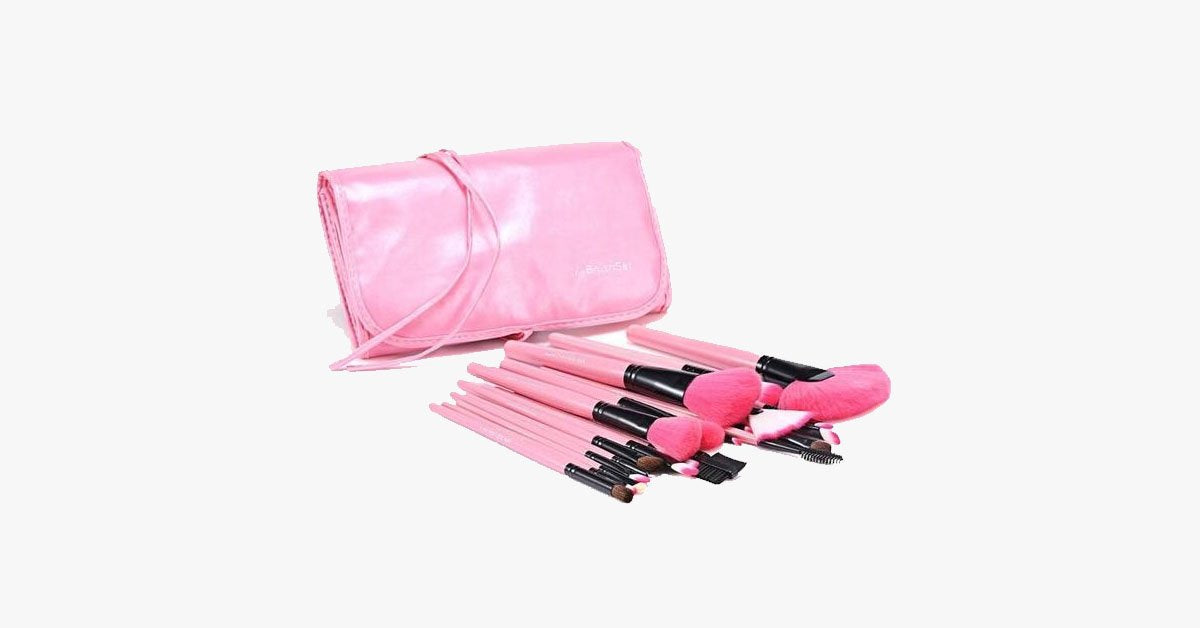 Skorter | 24-piece Pink Glory Brush Set
