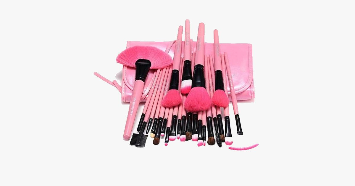 Skorter | 24-piece Pink Glory Brush Set