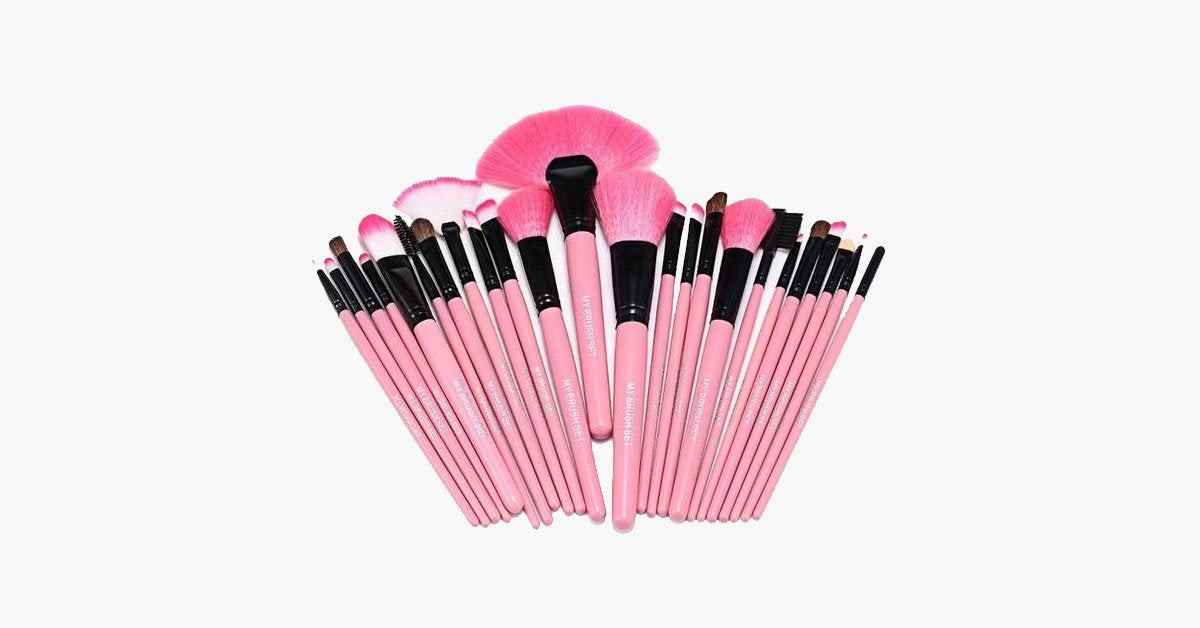 Skorter | 24-piece Pink Glory Brush Set