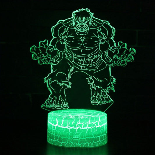 Skorter | 3D Lamp Marvel Hulk