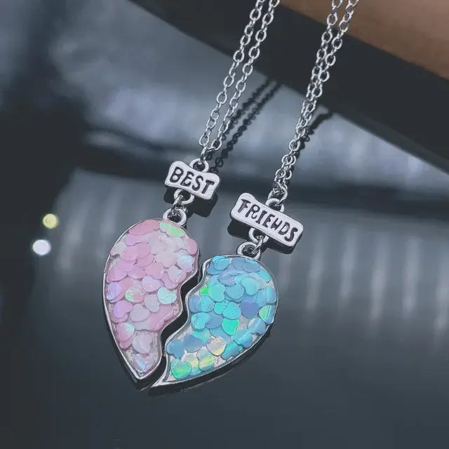 Skorter | 2 Pieces/ Set Chains Choker Broken Heart Jewelry Gift