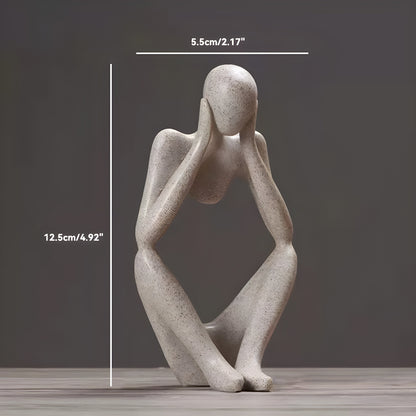 Skorter | Abstract Thinker Sculpture Home Decor