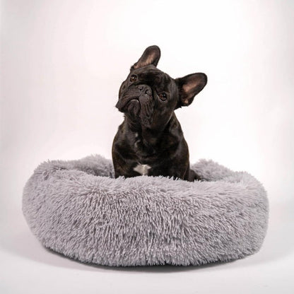 Skorter | Beef Plush Calming Donut Dog Bed for Small to Large Dogs