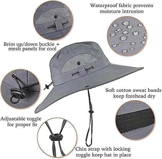 Skorter | Lightweight Breathable Cooling Sun Hat for Men with Dual Fan & Solar Power