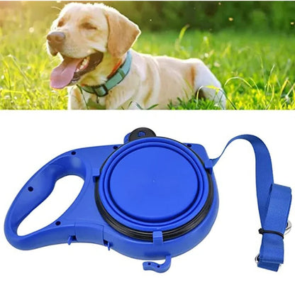 Skorter | 4-in-1 Multifunctional Dog Leash with Water Bottle & Bowl
