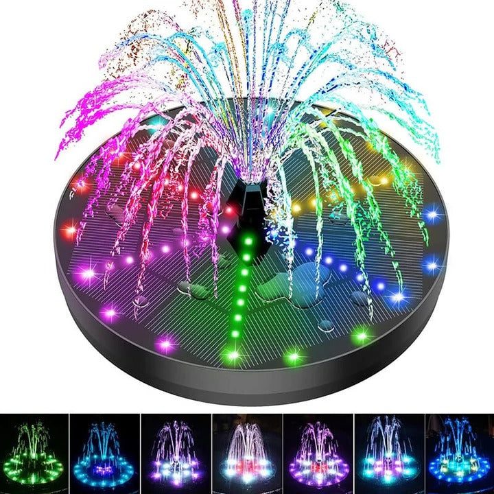 Skorter | Solar Fountain with 60 LED Lights