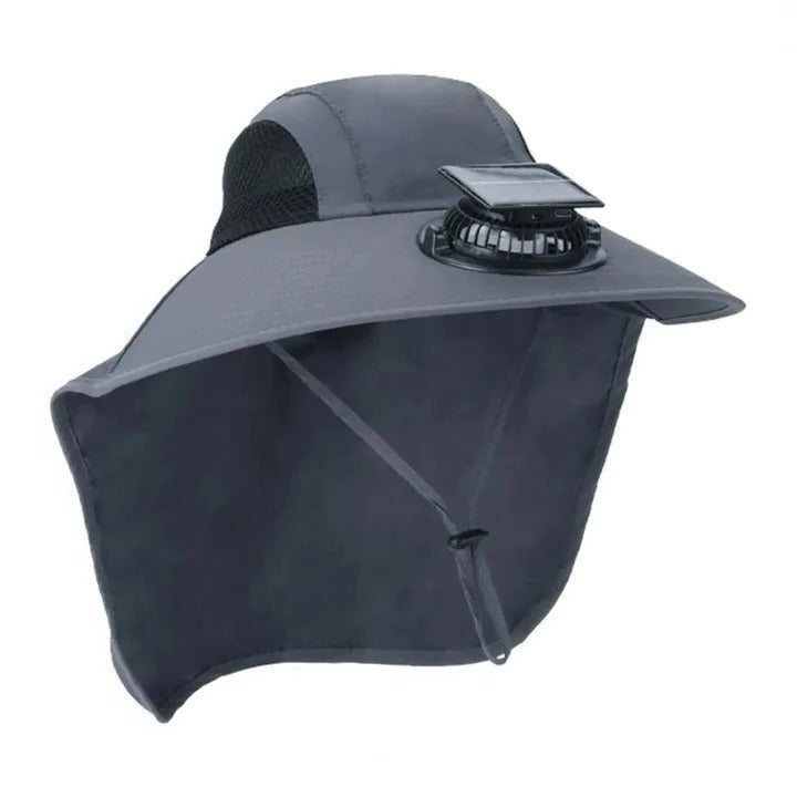 Skorter | Solar Fan Hat with Wide Brim UV Protection