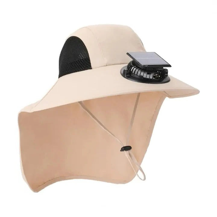Skorter | Solar Fan Hat with Wide Brim UV Protection