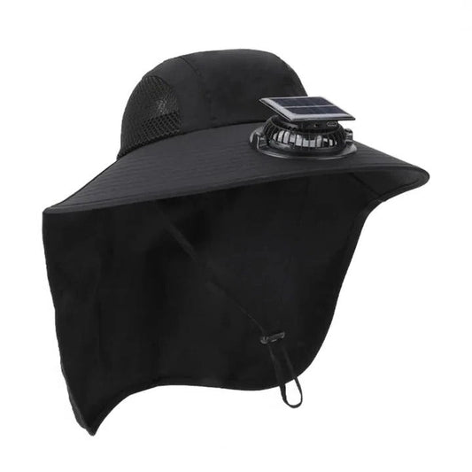 Skorter | Solar Fan Hat with Wide Brim UV Protection