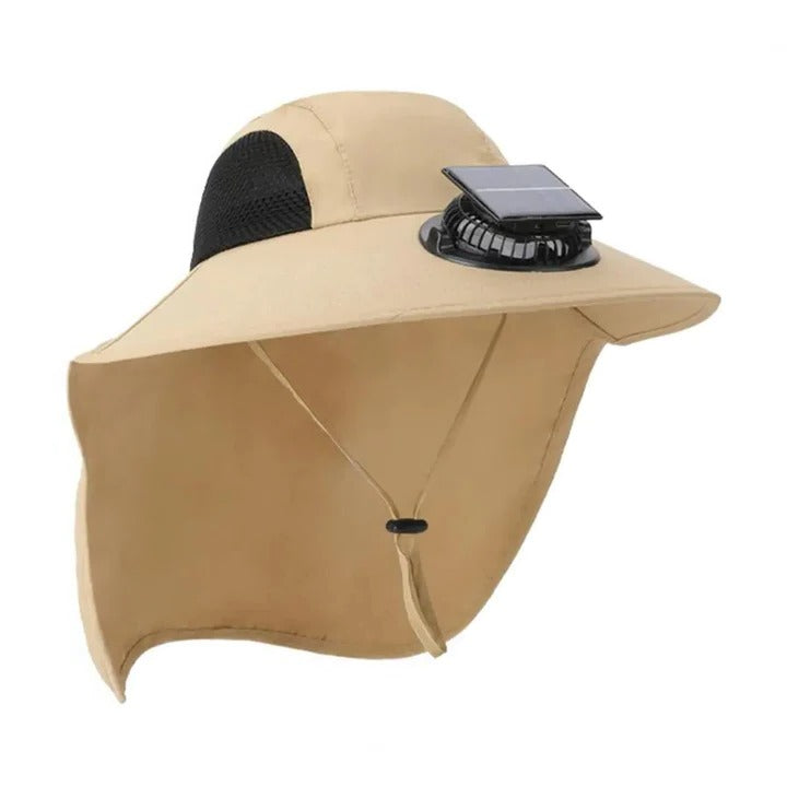 Skorter | Solar Fan Hat with Wide Brim UV Protection
