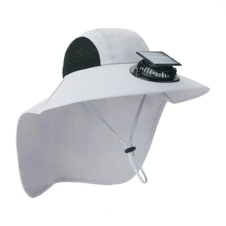 Skorter | Solar Fan Hat with Wide Brim UV Protection