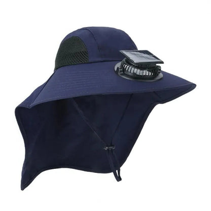 Skorter | Solar Fan Hat with Wide Brim UV Protection