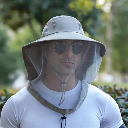 Skorter | Breathable Sun and Mosquito Protection Wide Brim Hat