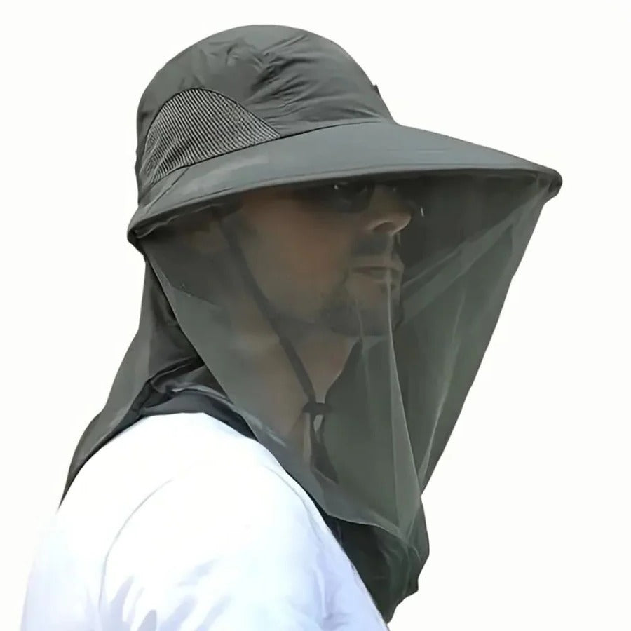 Skorter | Breathable Sun and Mosquito Protection Wide Brim Hat