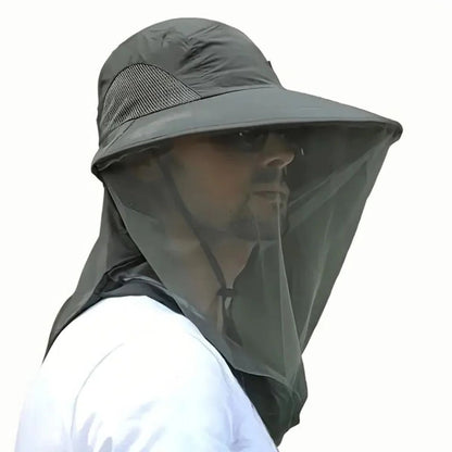 Skorter | Breathable Sun and Mosquito Protection Wide Brim Hat