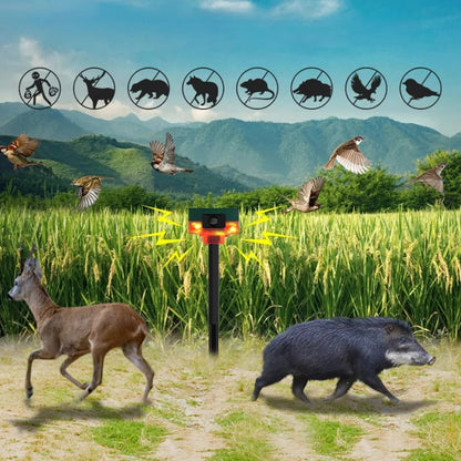 Skorter | Solar Bird Repeller with Flashing Light