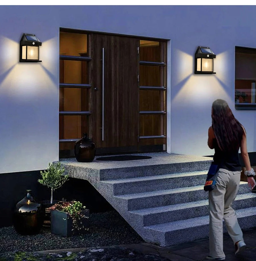Skorter | 2 Set Solar Wall Lamp Outdoor