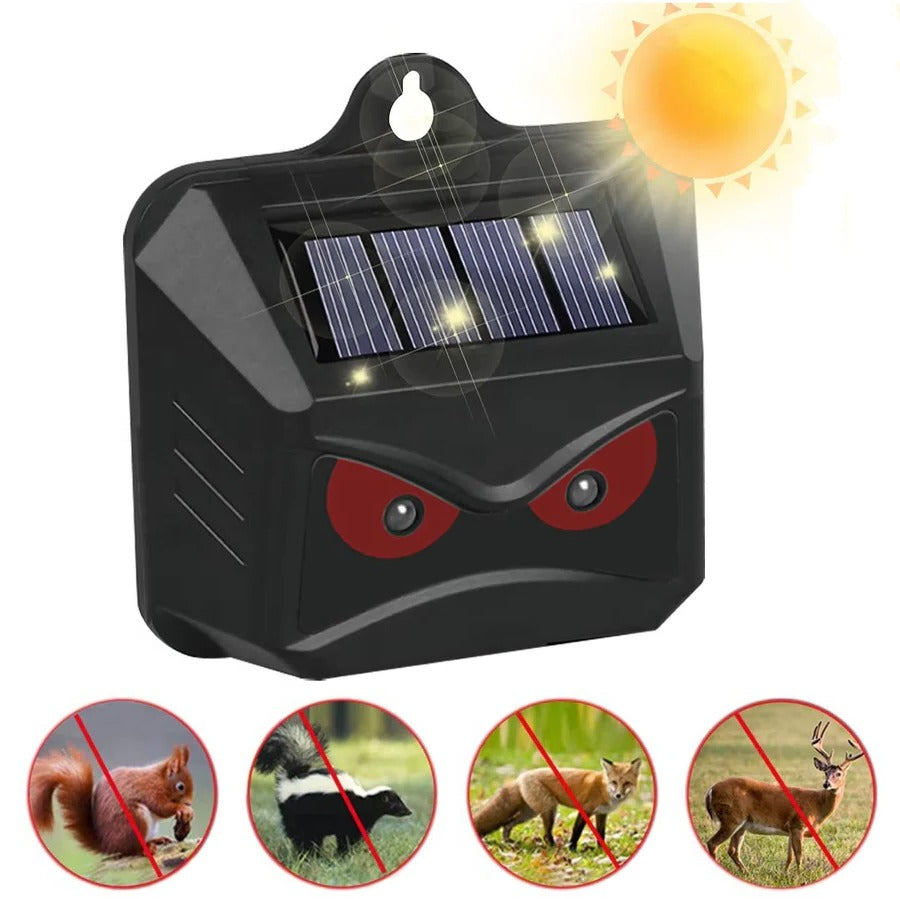 Skorter | 2pcs Solar Powered Ultrasonic Animal Repellent