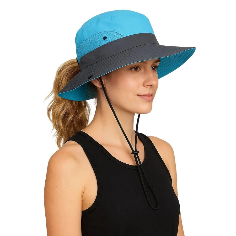 Skorter | Foldable Sun Hat, UV Protection Fisherman Style with Adjustable Strap