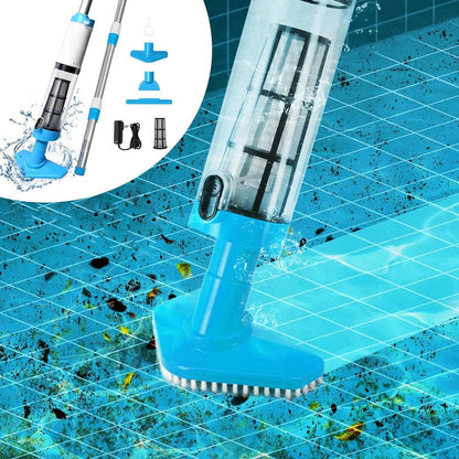 Skorter | Cordless Pool Cleaner, Rechargeable with Interchangeable Heads
