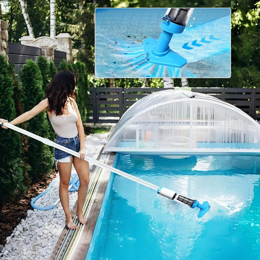 Skorter | Cordless Pool Cleaner, Rechargeable with Interchangeable Heads