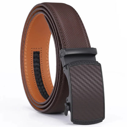 Skorter | Men's Leather Belt with Automatic Buckle