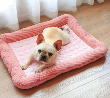 Skorter | Cooling Dog Bed with Ice Silk Material
