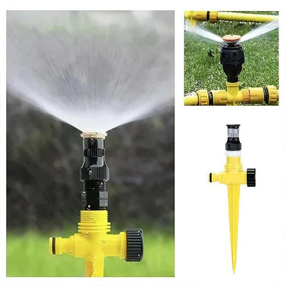 Skorter | 360° Garden Sprinkler, Water-Saving with Adjustable Spray Patterns