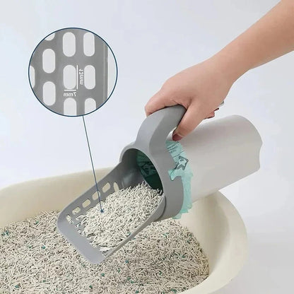 Skorter | All in One Cat Litter Scoop, Gray