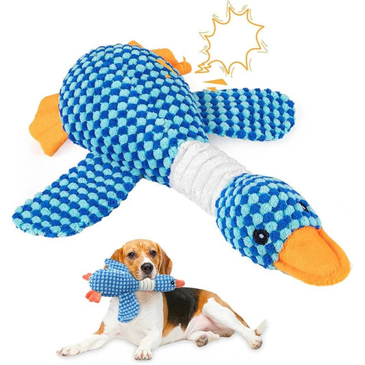 Skorter | Duck Plush Chew Toy for Dogs with Squeaker