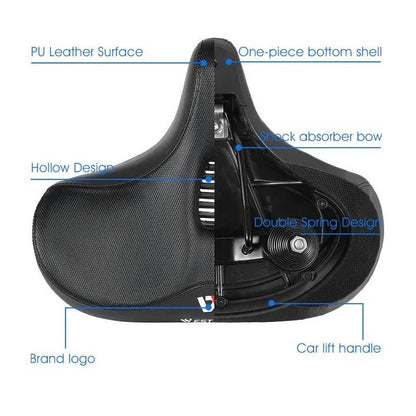 Skorter | AirFlow Comfort Bike Seat for Long Rides