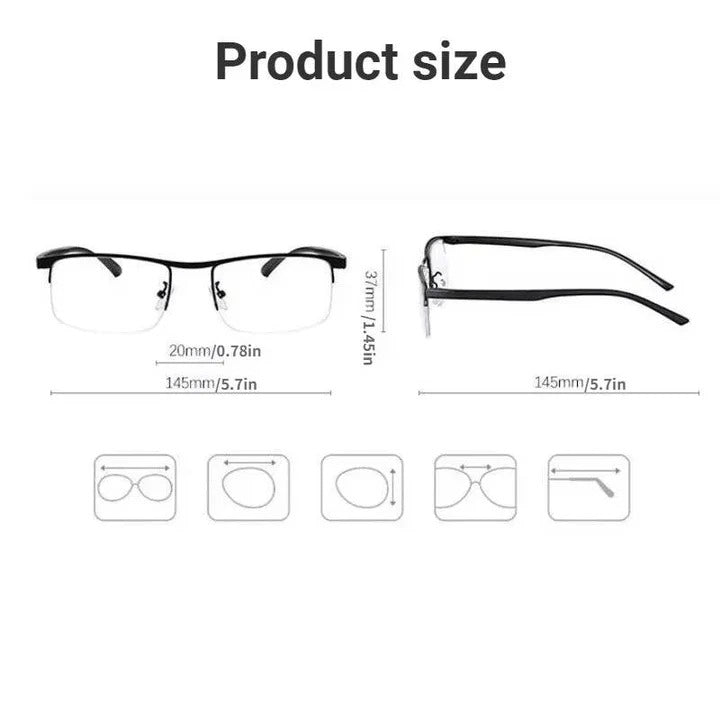Skorter | Smart Progressive Reading Glasses with Blue Light & UV Protection